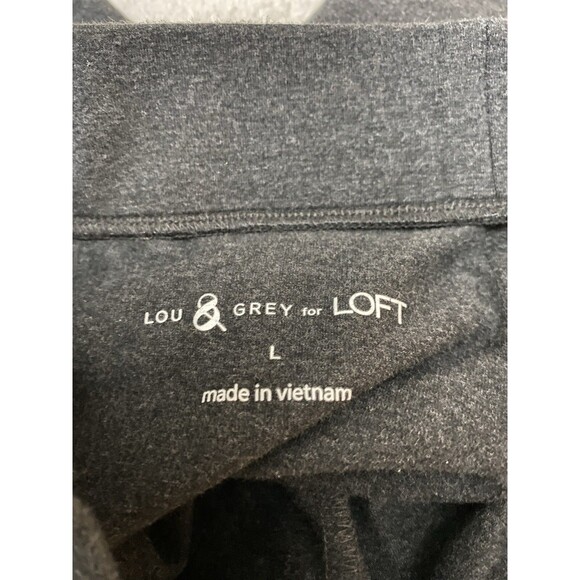 Lou & Grey Leggings Size Large Charcoal - Picture 3 of 4
